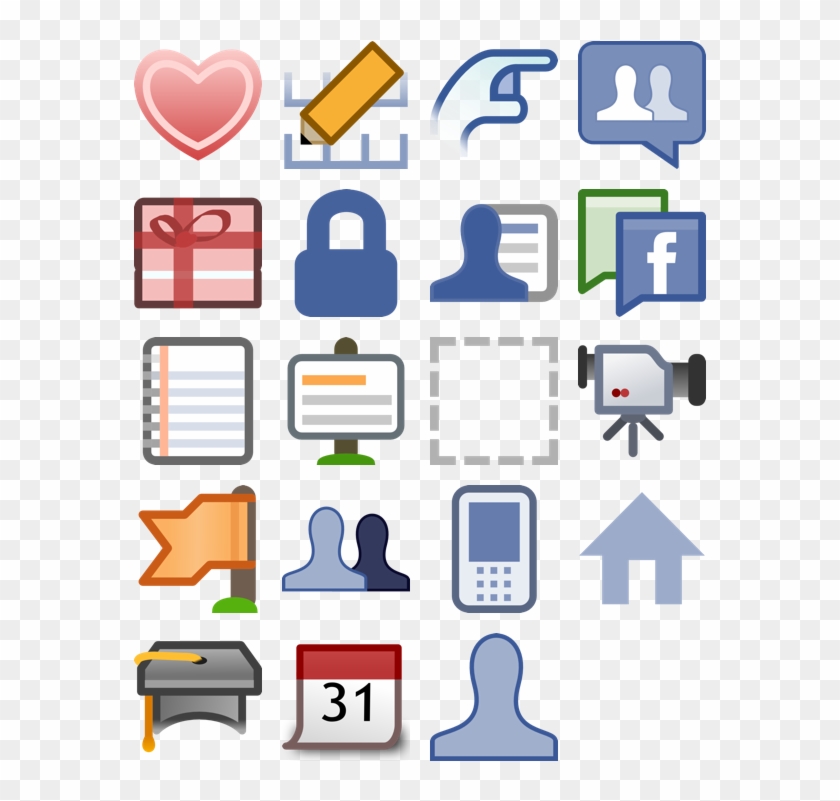 Facebook Icon Pack By Lopagof - Facebook Icons Clipart