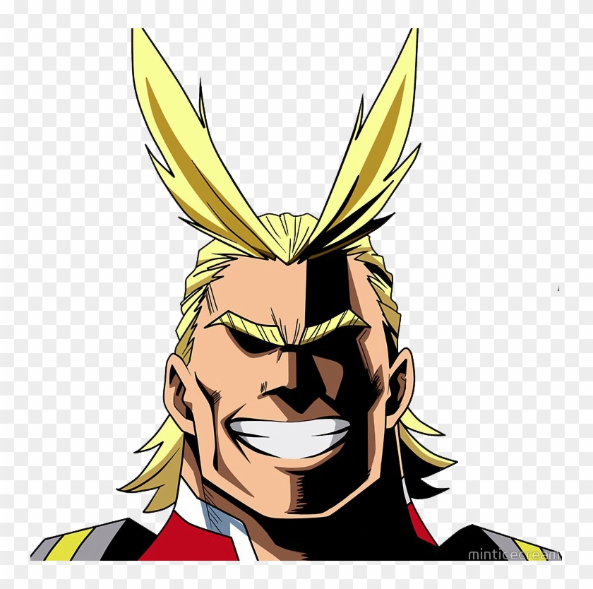 Download Allmight Discord Emoji - All Might Face Clipart Png Download