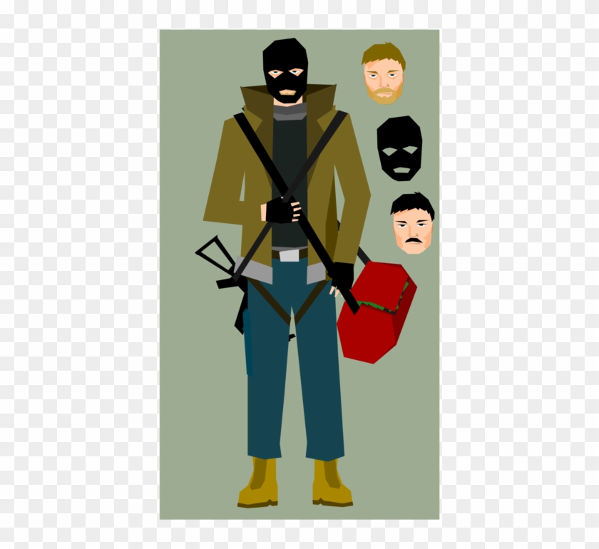 Bank Robbery Burglary Security Alarms & Systems - Bank Robber Png Clipart