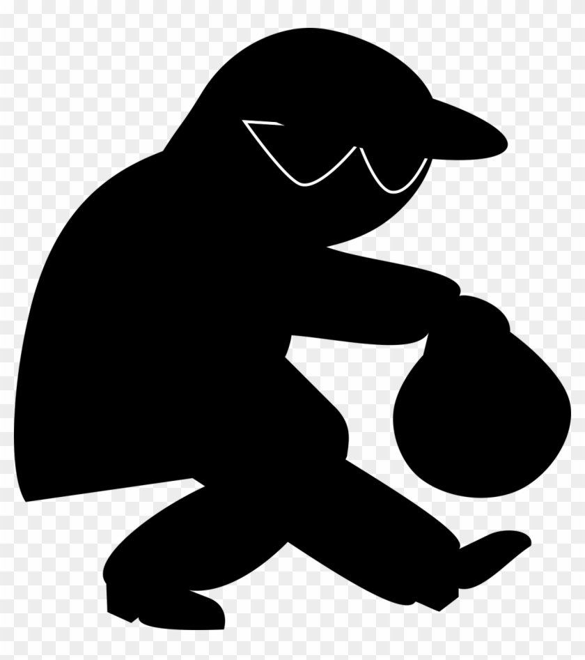 Thief Theft Predator Criminal Sneak Free Photo - Cartoon Diebstahl Clipart