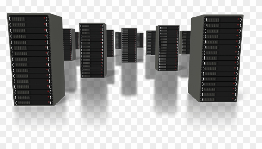 Datacenter Co-located, High Performance, Dedicated - Cloud Data Center Clipart