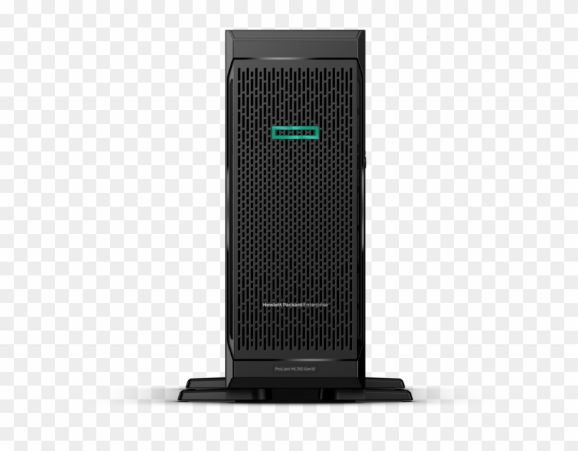 Hpe Proliant Ml350 Gen10 Server Center Facing - Computer Case Clipart