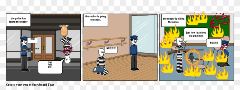 Robber - Cartoon Clipart #104422