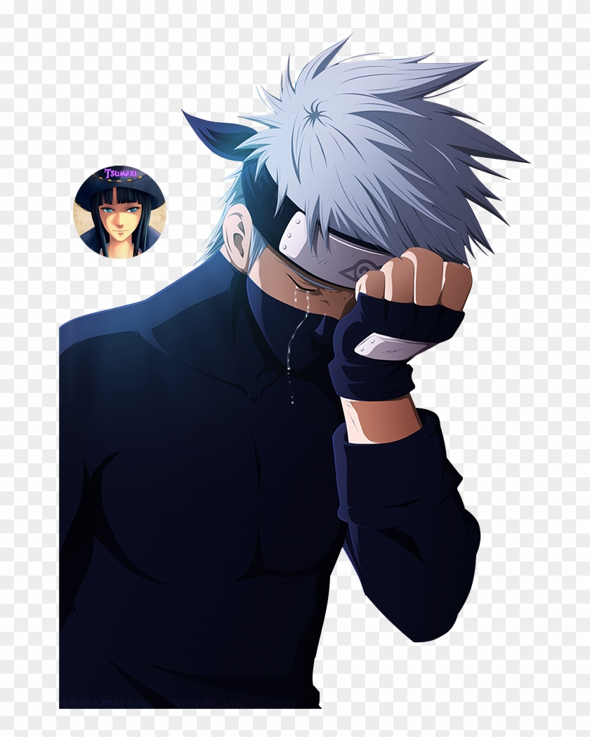 Render Naruto Hatake Kakashi Pleurer Larme Tristesse - Naruto Sad Clipart #104523