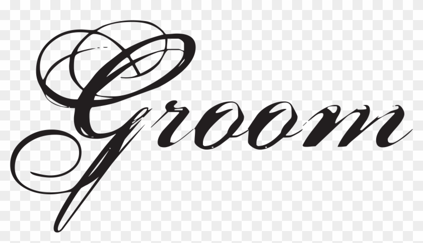 Wedding Word Free Png Image - Bride And Groom Word Png Clipart