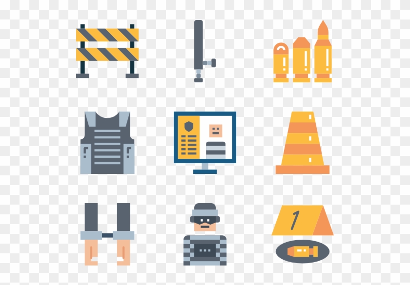 Police - Graphic Design Clipart #104812