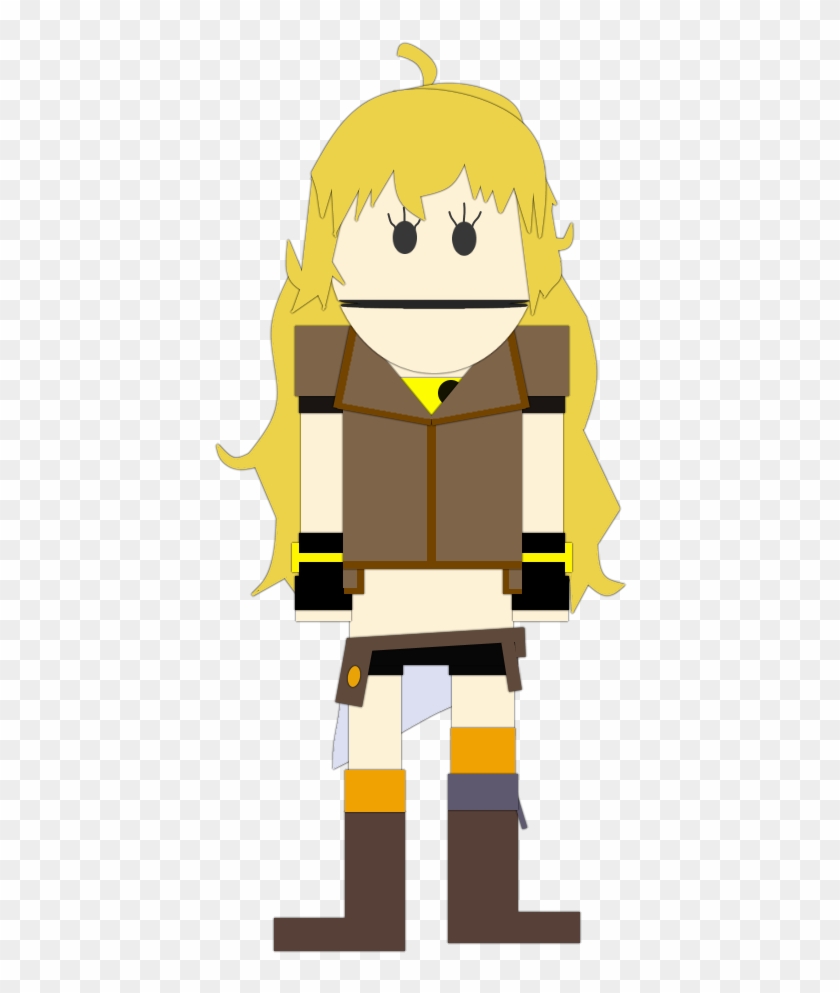 Yang Xiao Long Yellow Cartoon - Rwby South Park Clipart #105116