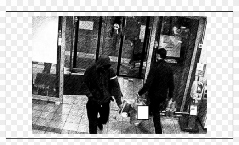 A Robber Uses The Speed And Stealth Tactic As He Enters - Snapshot Clipart