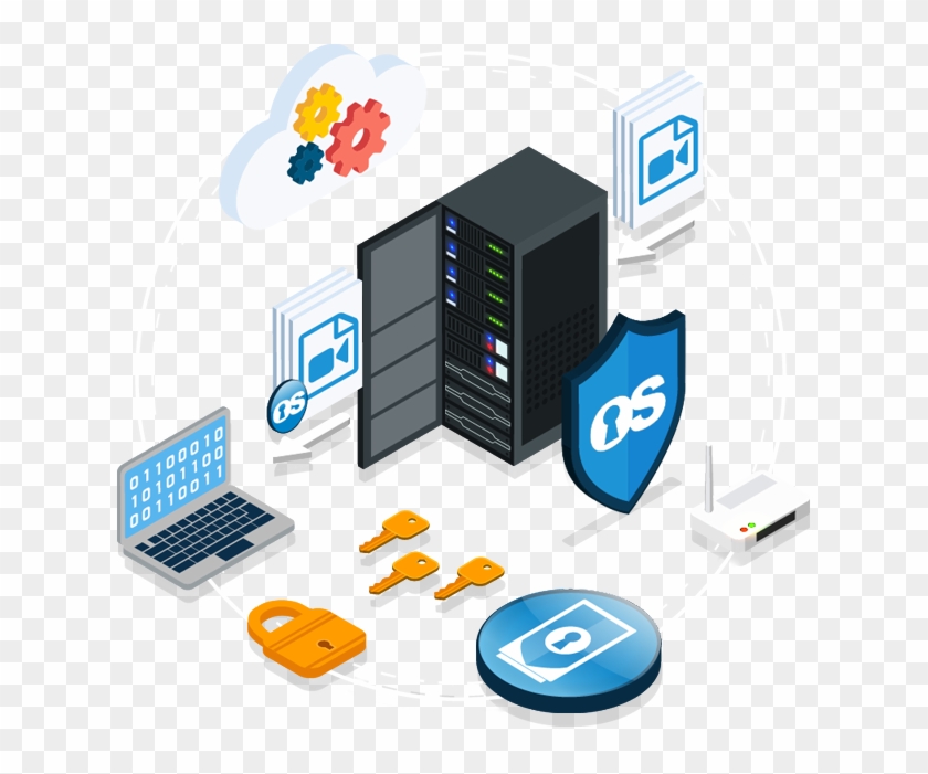 You Can Setup Keyos™ Multipack™ Server Wherever You - Computer Servers Network Png Clipart