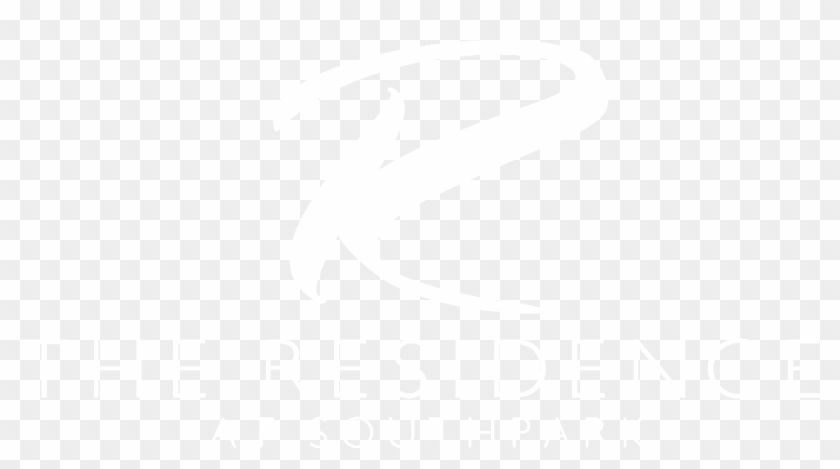 The Residence At South Park Clear Logo At The Residence - Calligraphy Clipart #105459