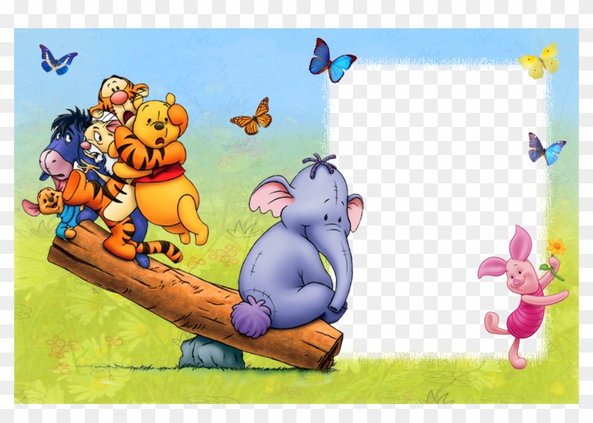 Grunge Frame Also Birthday Transparent Frames Moreover - Pooh's Heffalump Movie Ost Clipart