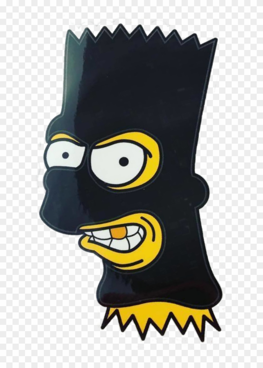 Gangster Sticker - Bart Simpson Gangster Clipart