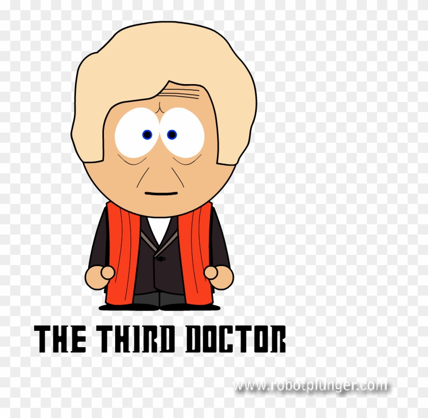 The Third Doctor - Cartoon Clipart