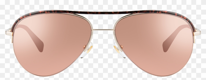 Diane Von Furstenberg Aviator Sunglasses - Peach Clipart #105705