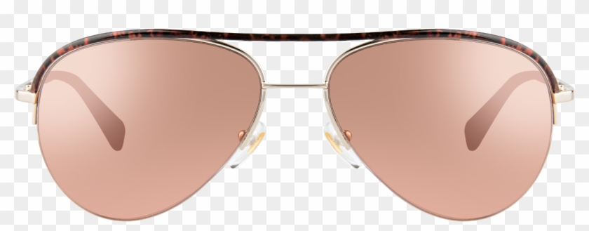 Diane Von Furstenberg Aviator Sunglasses - Peach Clipart #105705