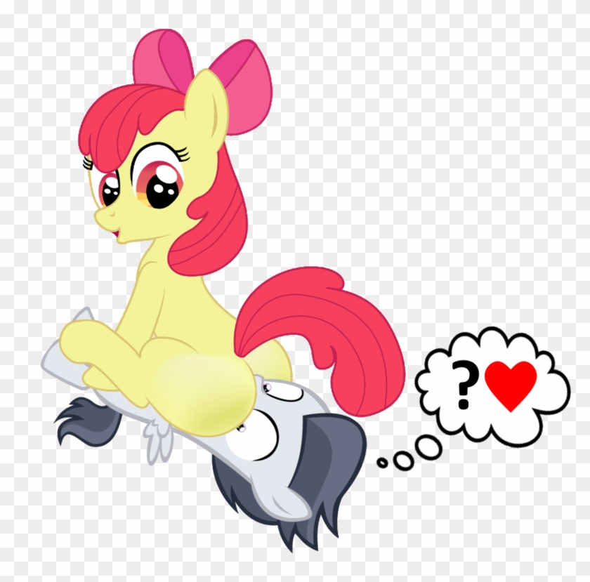 Apple Bloom, Artist - Female Animal Butt Cartoon Clipart