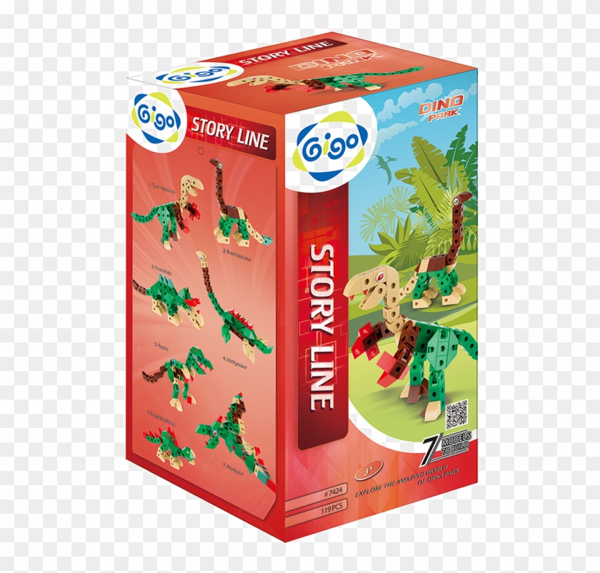 7424 B - Gigo Dino Park Clipart