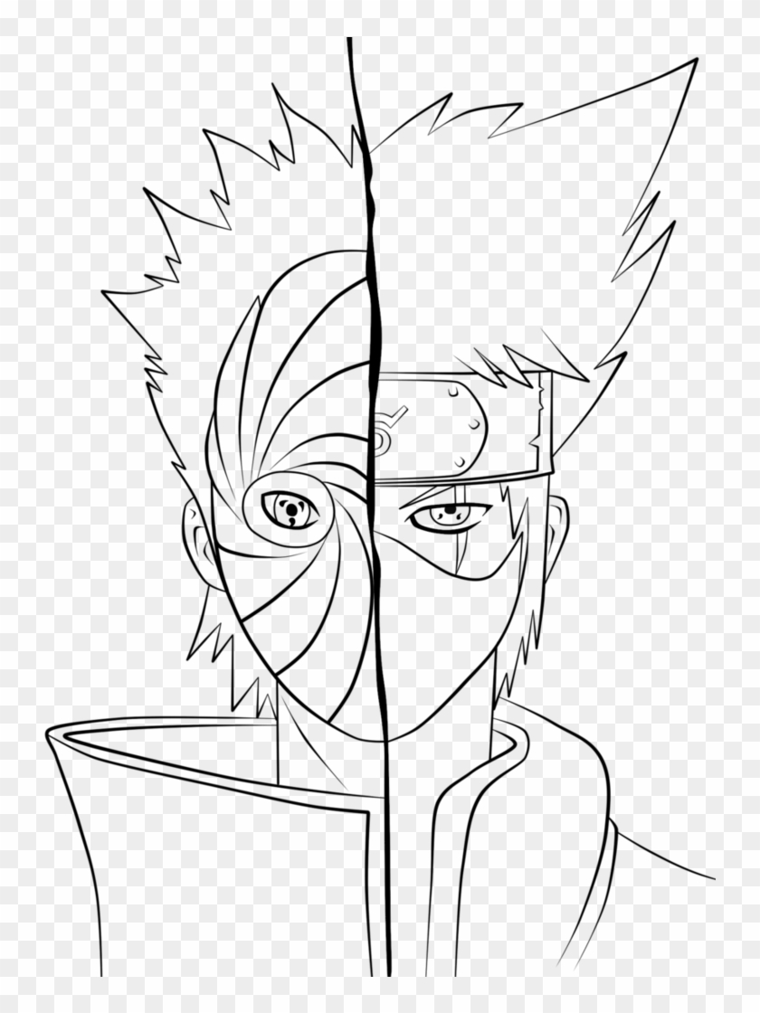 Kakashi And Tobi Coloring Pages Kakashi And Tobi Coloring - Tobi Coloring Pages Clipart #106253