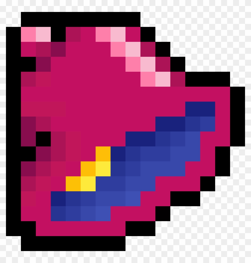 Taco Bell - Pink 8 Bit Heart Clipart