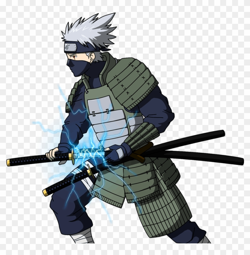 No Processo De Criação De Um Personagem, É Comum Mudar - Naruto En Samurai Clipart