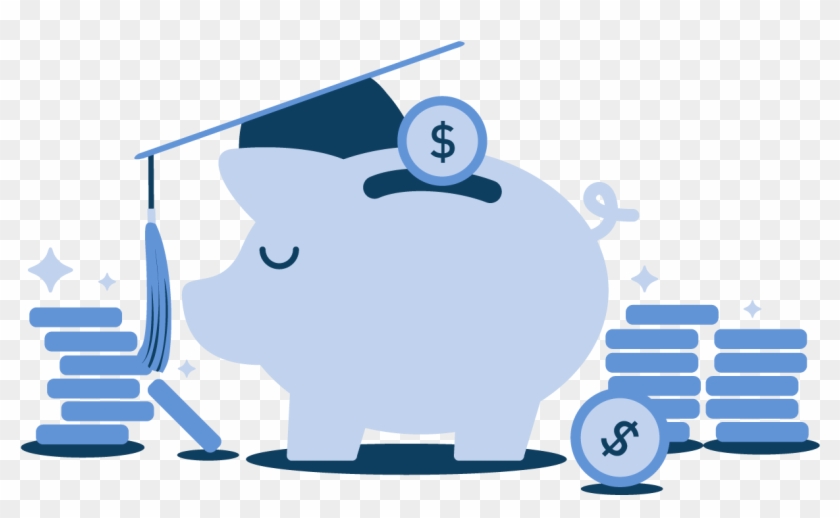Find The Colleges Most Likely To Give You A Scholarship - Saving For College Clipart - Png Download #106575