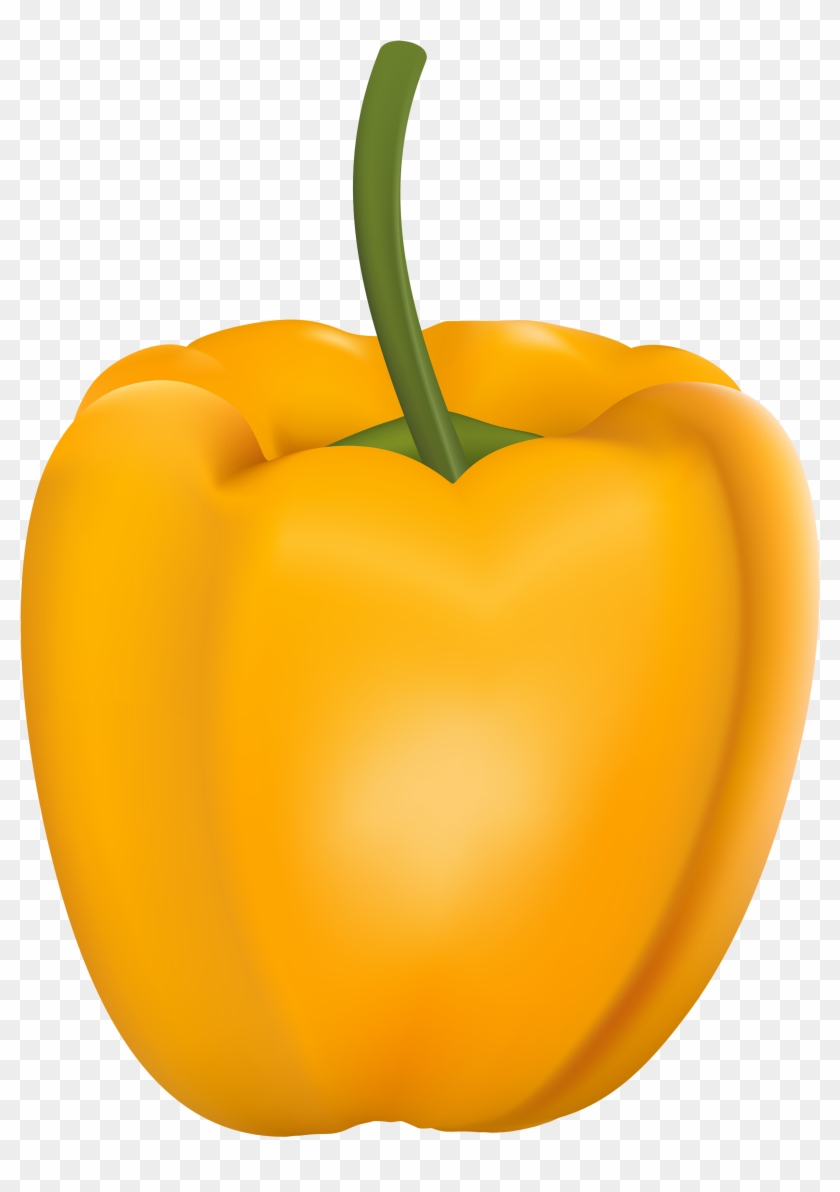 Yellow Pepper Png Clipart - Peppers Clipart Transparent Png #106639