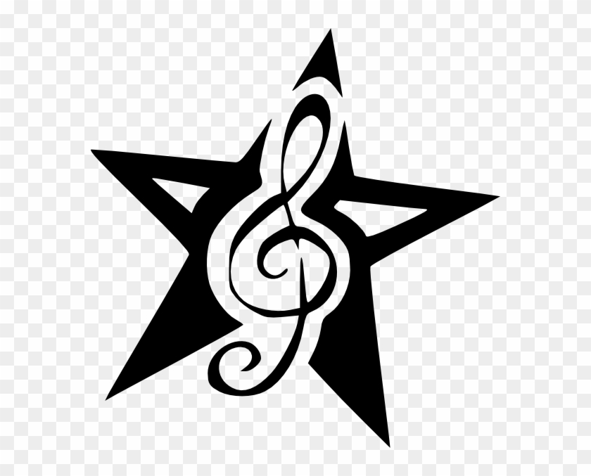 Music Star Tattoo Designs Clipart #106704