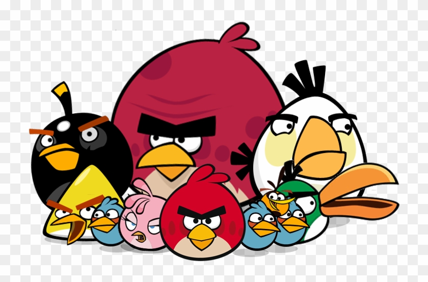 Angry Birds Png Transparent Background - Dibujos De Angry Birds Clipart