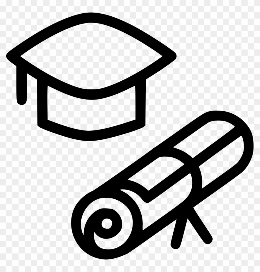 Png File Svg - College Diploma Icon Clipart #107002