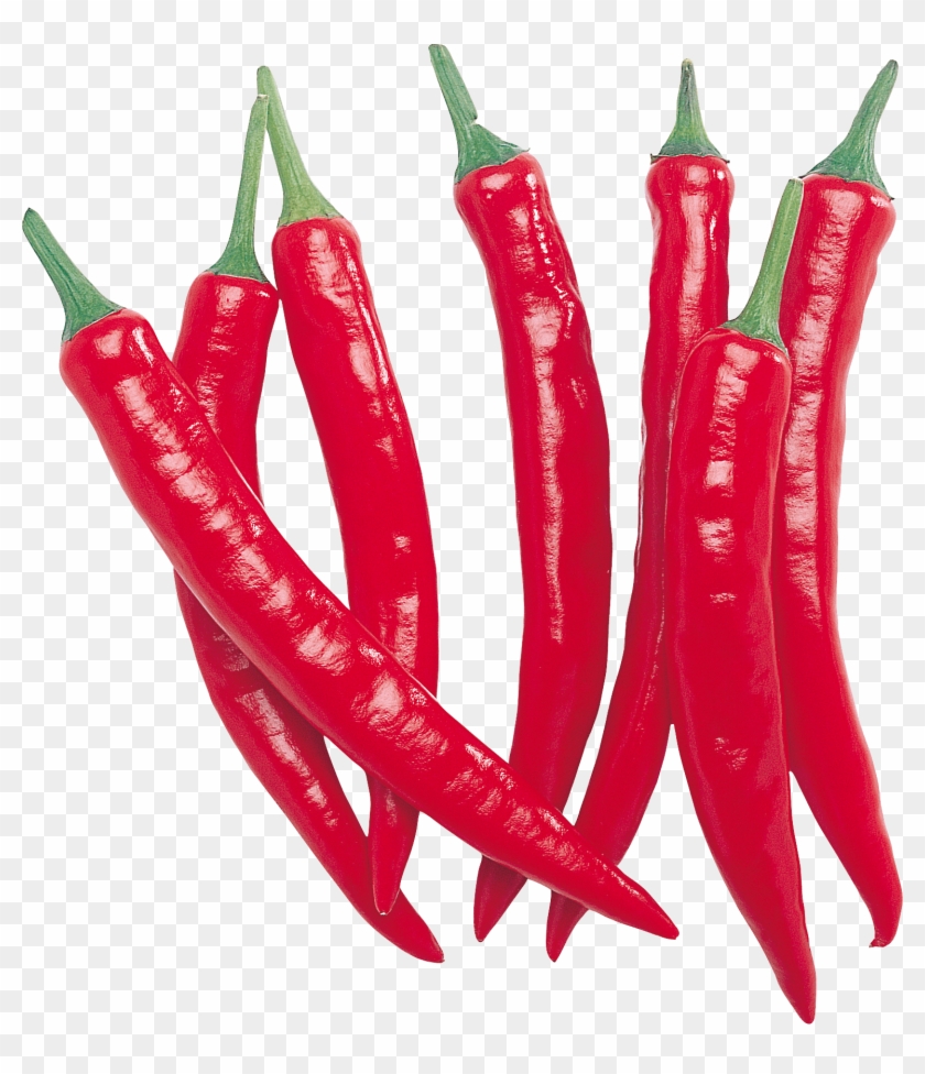 Red Chilli Pepper Row - Chili Pepper Png Clipart #107198