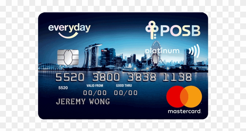 Posb Everyday Card - Posb Credit Card Clipart
