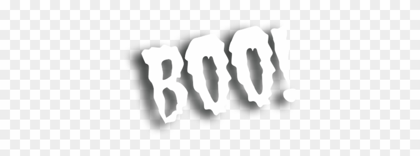 Boo - Monochrome Clipart