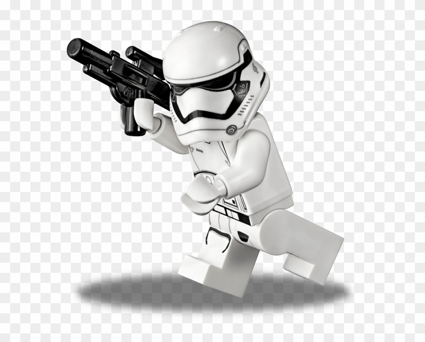 Star Wars Characters Png Black And White & Transparent - Stormtrooper Lego Clipart #107692