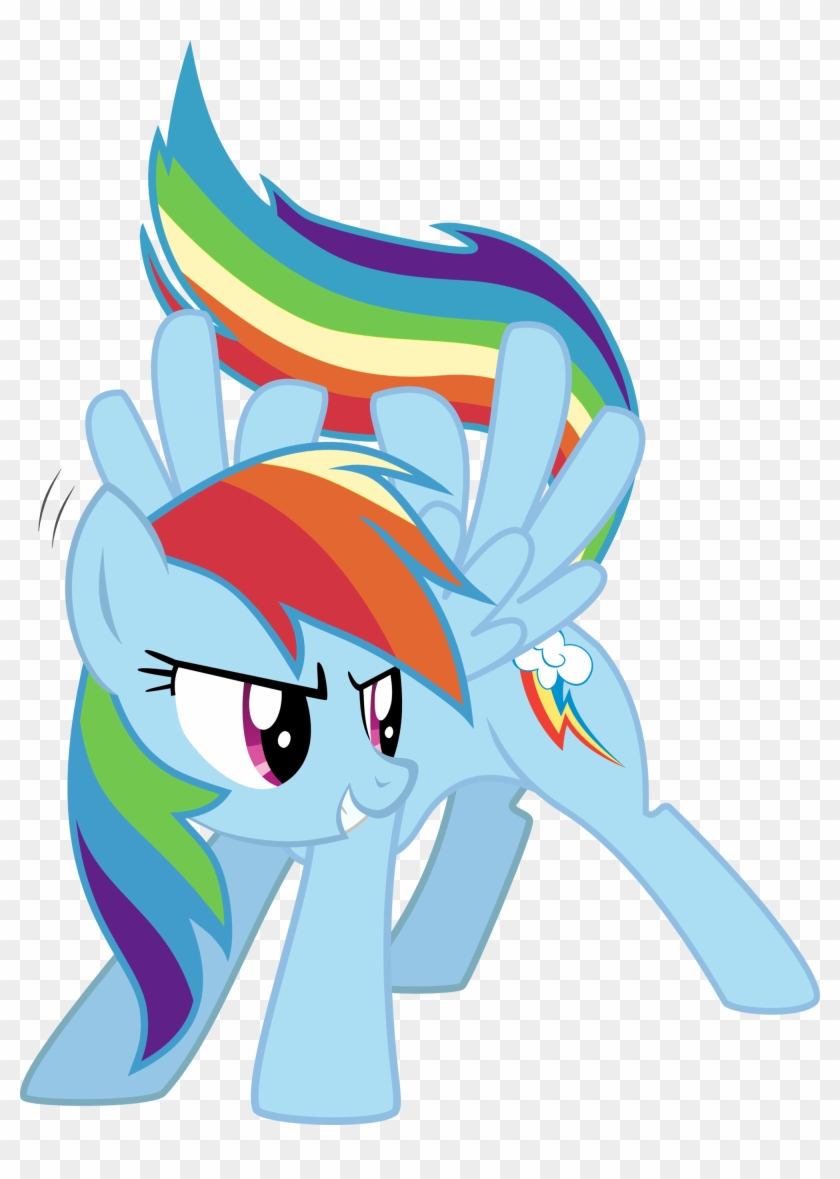 At The Movies - Rainbow Dash Clipart #107872