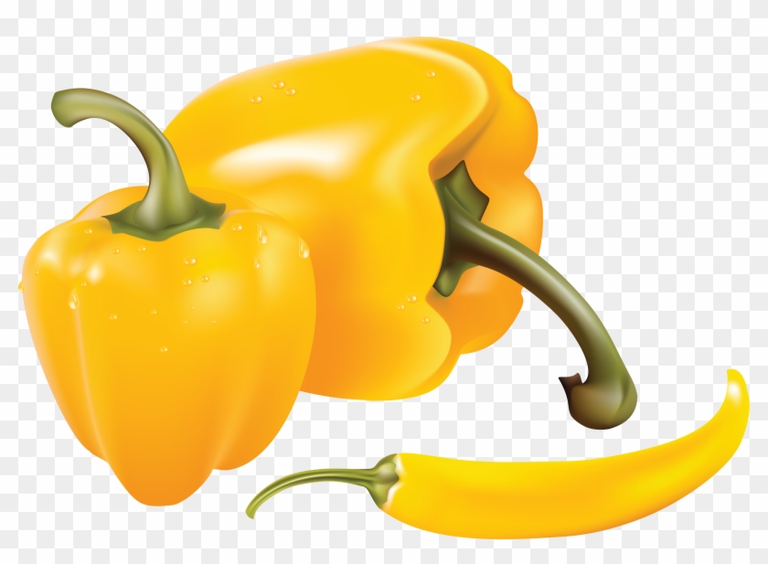 Yellow Chili Pepper Png Clipart #107989