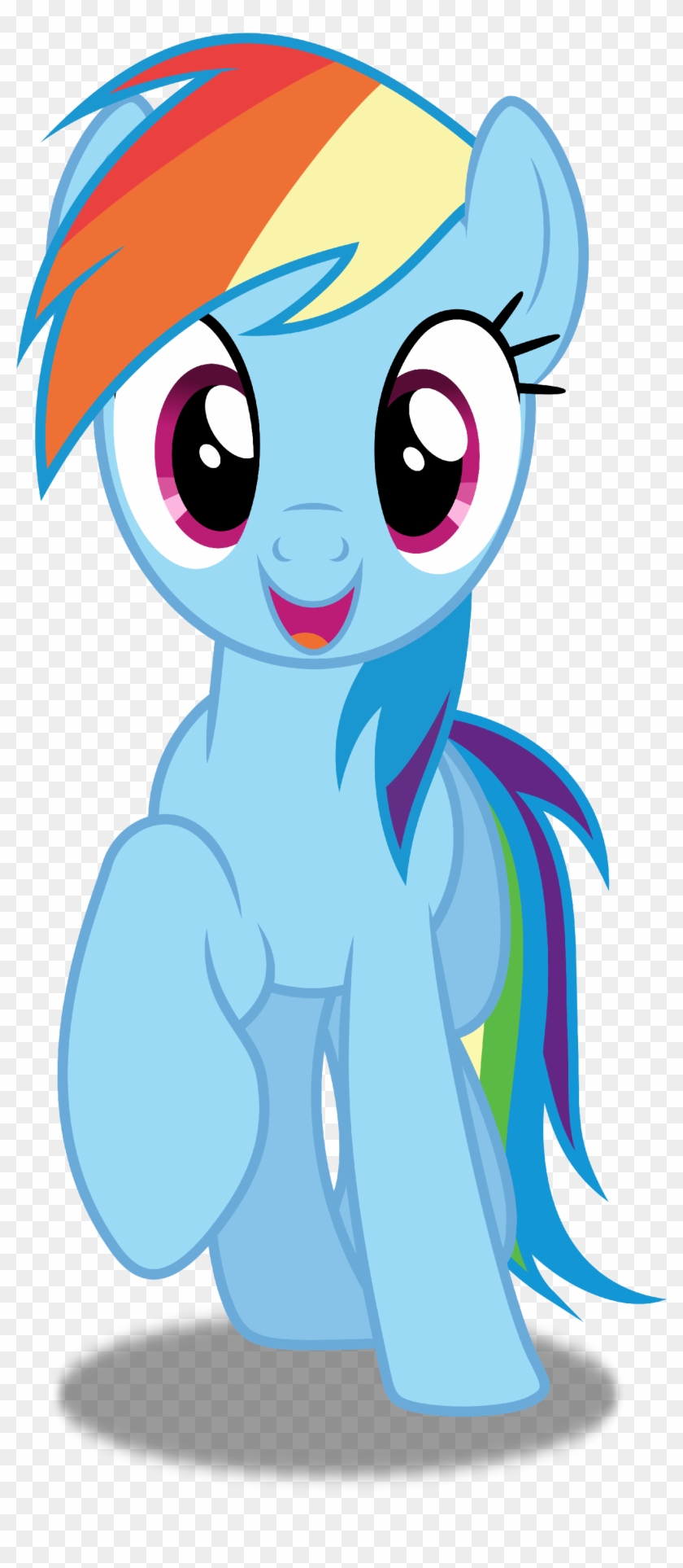 Pony Clipart Rainbow Dash - My Little Pony Rainbow Dash - Png Download #108291