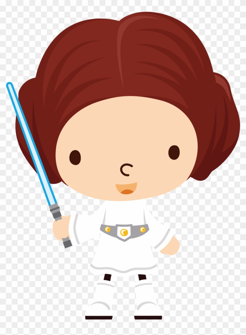 A Lot Of Free Downloadable Star Wars Clip Art - Princess Leia Clipart - Png Download