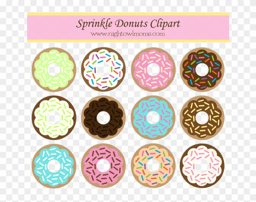 Doughnut Clipart Real Donut - Donut Memory Game Printable - Png Download #108511