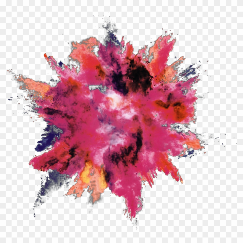 Explosion Color Powder Dust - Color Clipart #108637