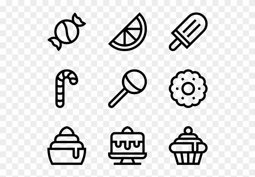Desserts And Candies - Free Contact Icons Clipart #108640