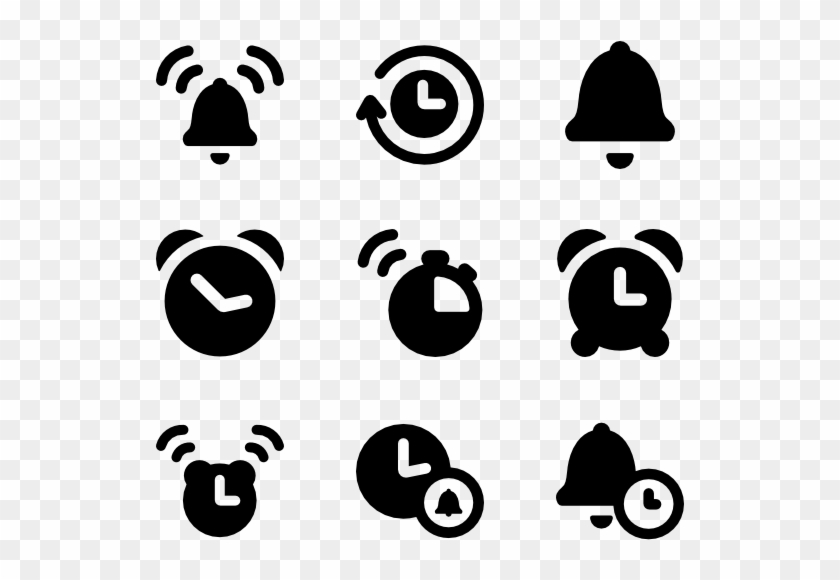 Time Alarm - Alarm Clock Icon Clipart