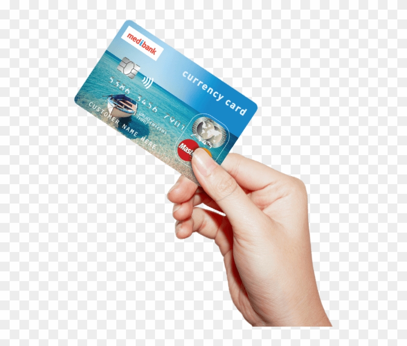 View All Fees - Hand Holding Credit Card Png Clipart