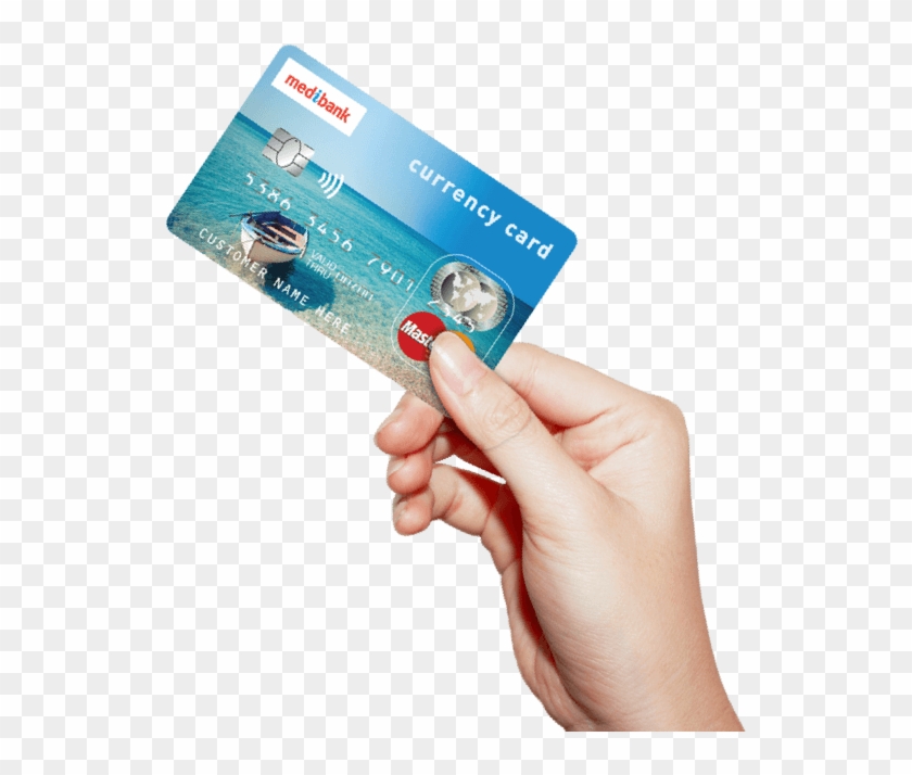 View All Fees - Hand Holding Credit Card Png Clipart #109006