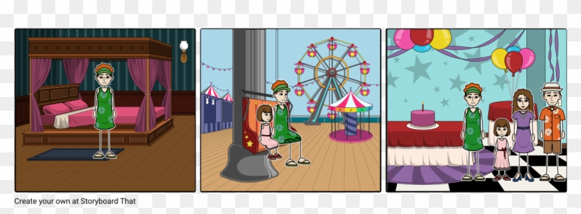 Grandma's B-day - Cartoon Clipart