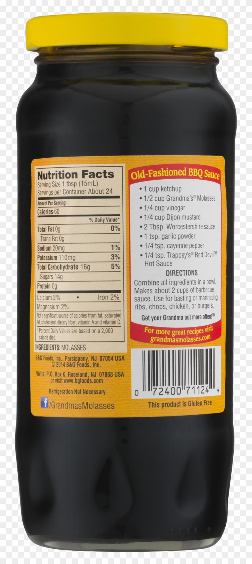 Grandma's Molasses Jar Clipart