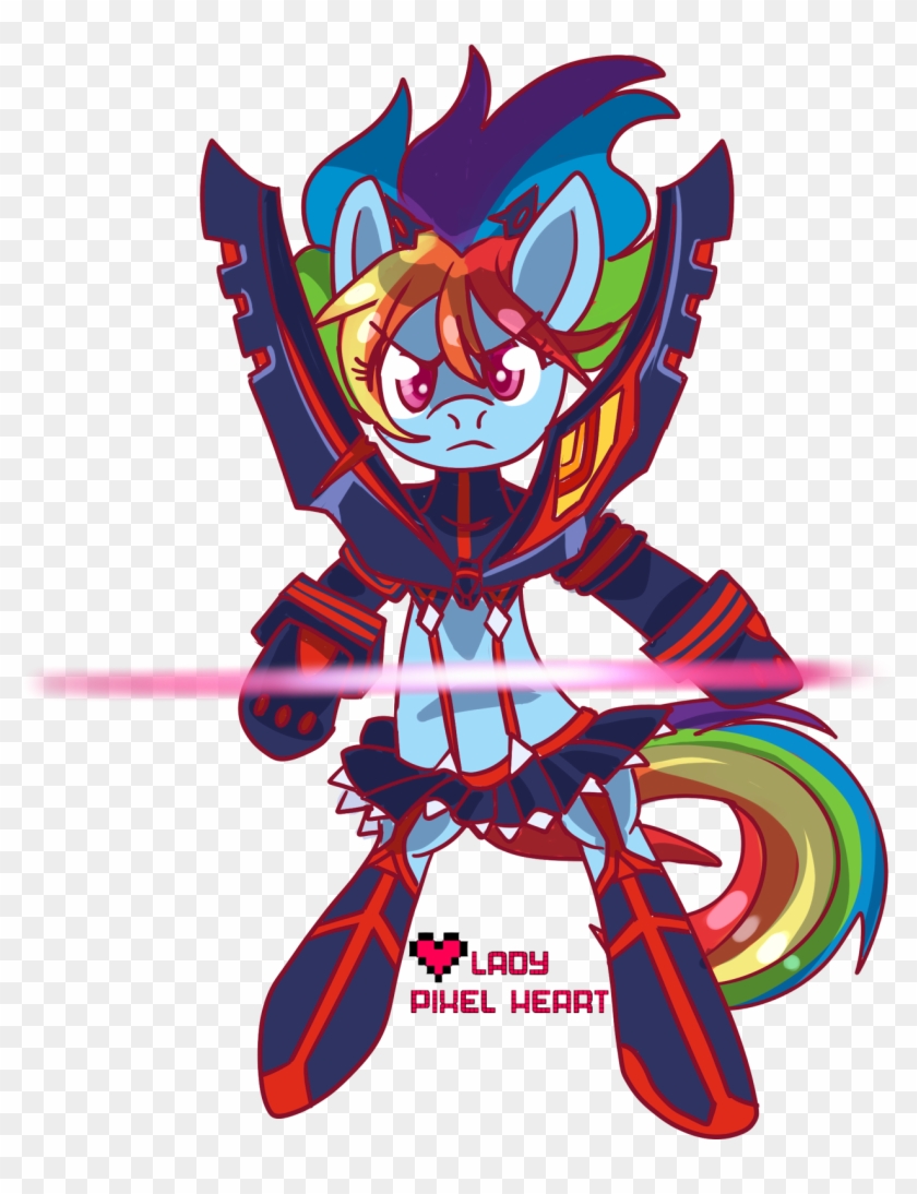 My Little Kill La Kill - My Little Pony Crossover Kill La Kill Clipart #109199