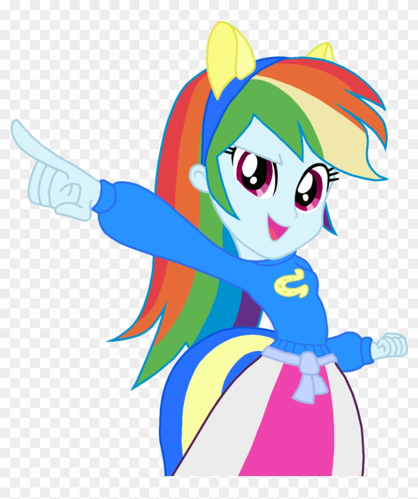 My Little Pony Equestria Girls Rainbow Dash - Elsa And Rainbow Dash Clipart