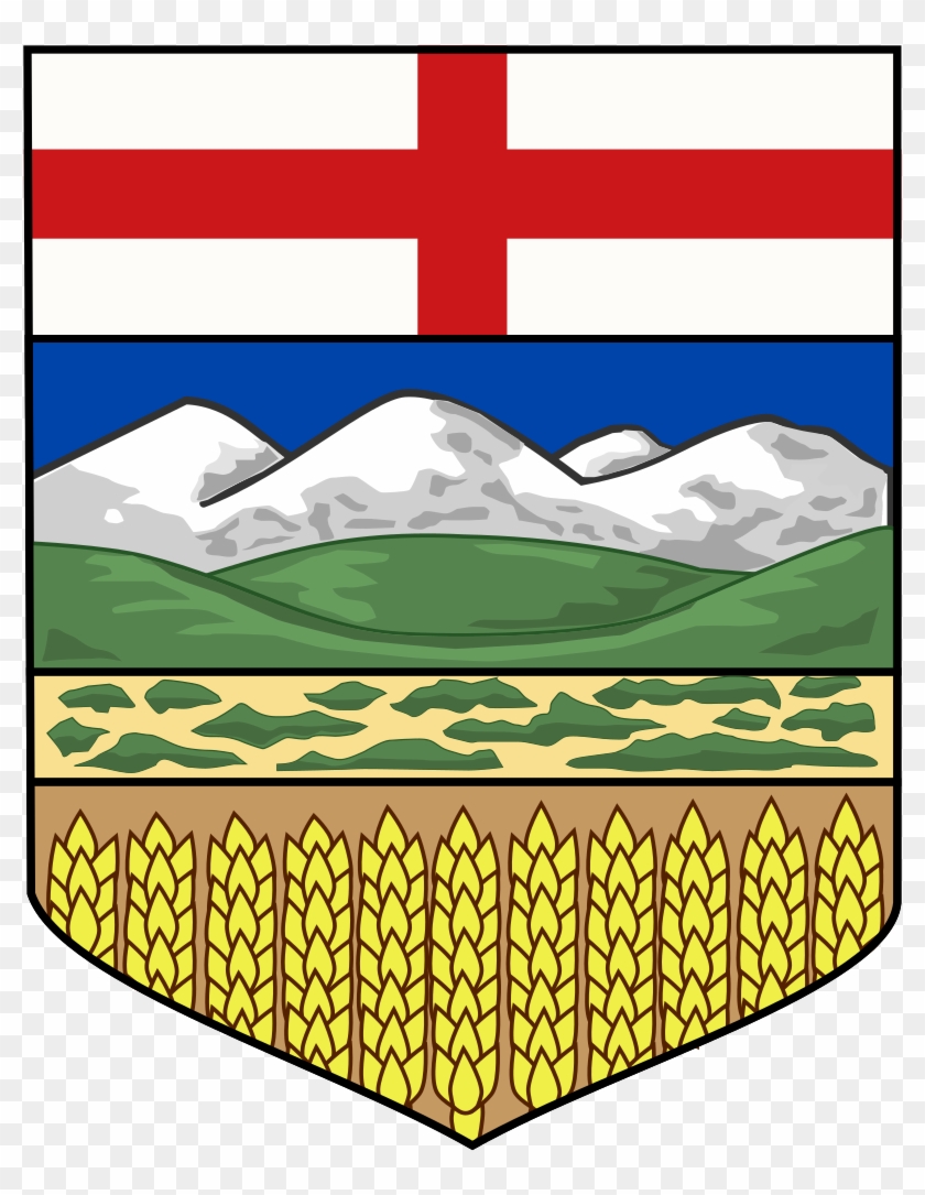 Shield Of Alberta - Alberta Coat Of Arms Clipart