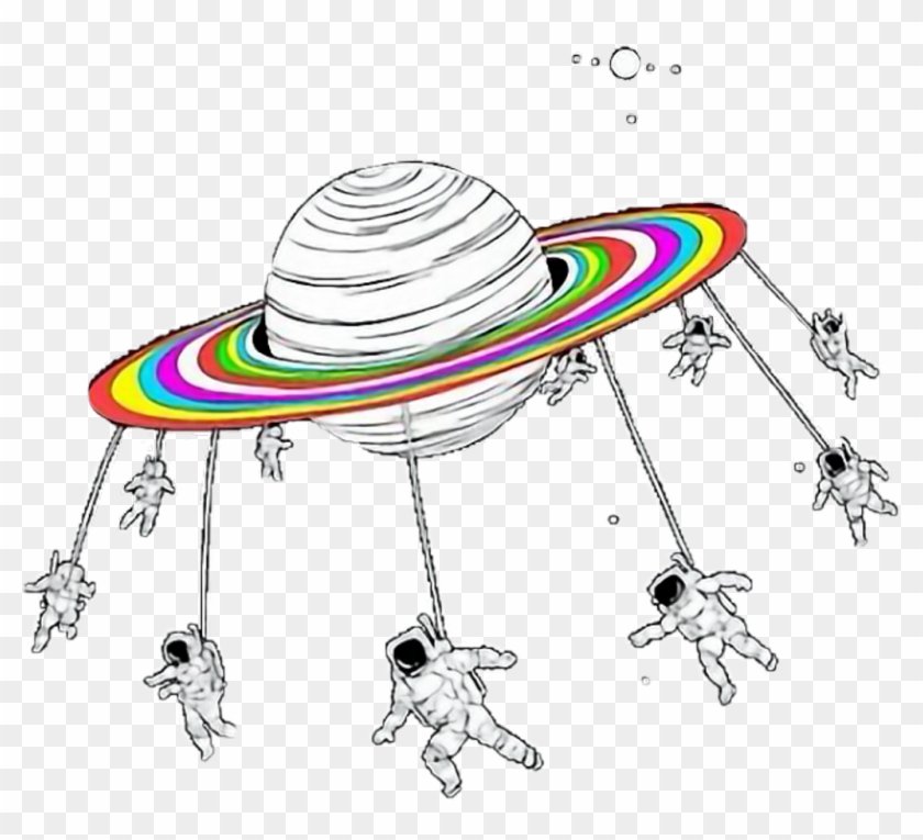 Pluto Rainbows Astronaut Helmet Stars Constellations - Png Planeta Clipart #109828