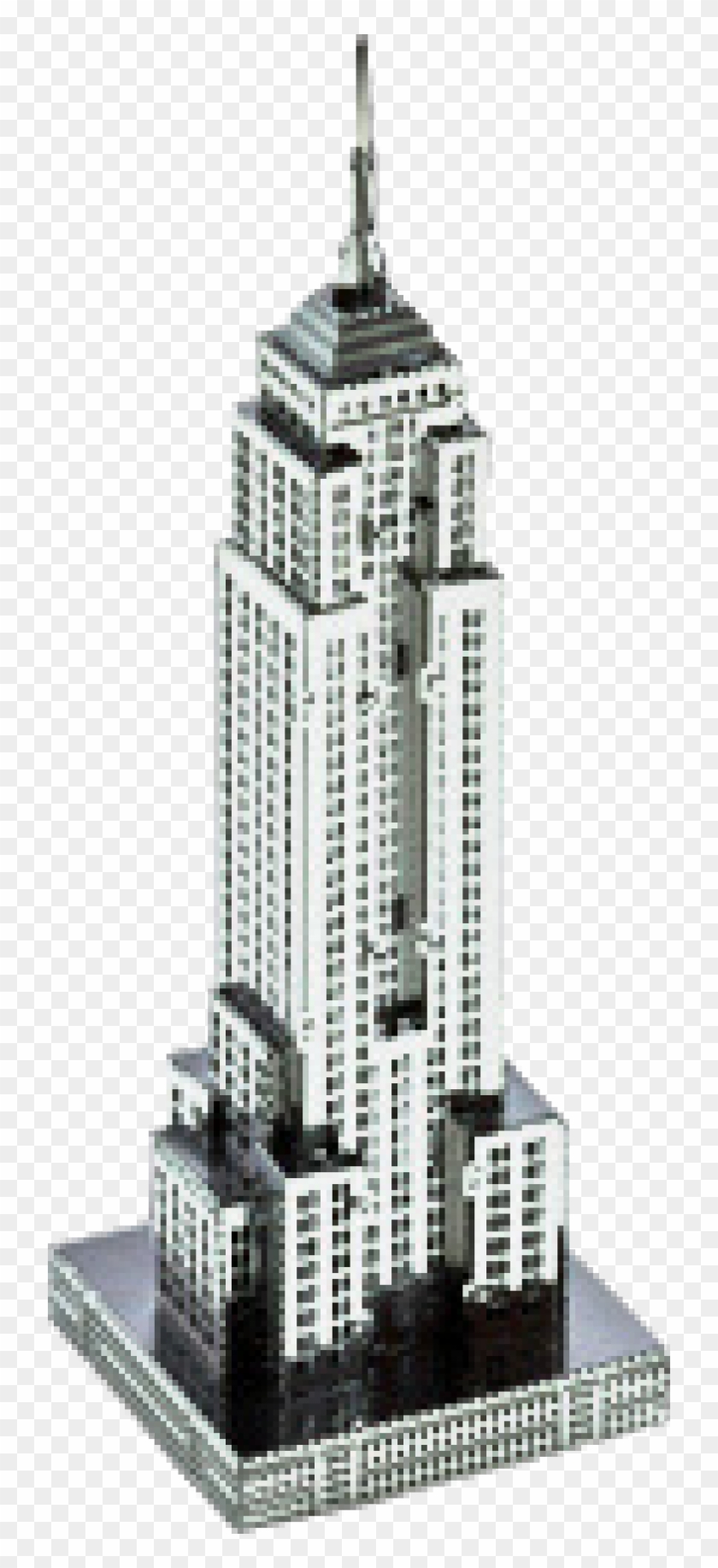 Image Of Laser Cut Empire State Building - Empire State Building Clipart #109923